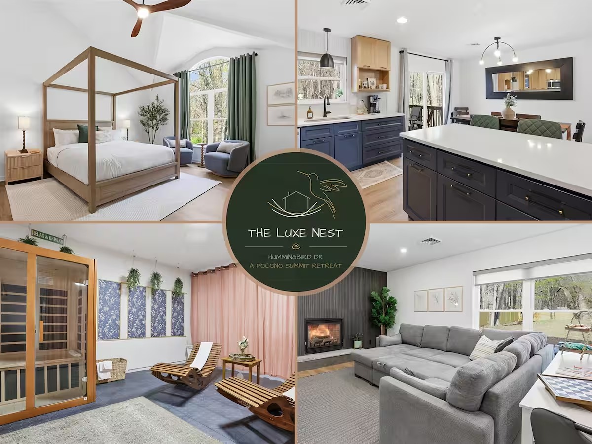 The Luxe Nest @ Hummingbird Dr, a Pocono Summit retreat